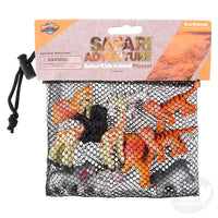 ADVENTURE PLANET: SAFARI KIDS MESH BAG PLAY SET - 12 PIECE