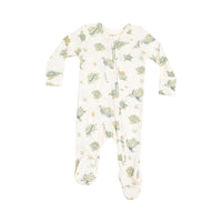 ANGEL DEAR: 2 WAY ZIPPER FOOTIE - SEA TURTLES