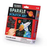CROCODILE CREEK: SPARKLE SCRATCH ART - GALAXY