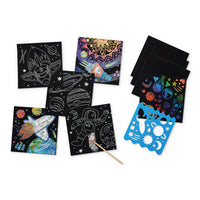 CROCODILE CREEK: SPARKLE SCRATCH ART - GALAXY