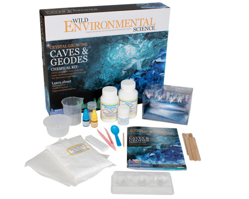 WILD ENVIRONMENTAL SCIENCE: CRYSTAL GROWING CAVES AND GEODES