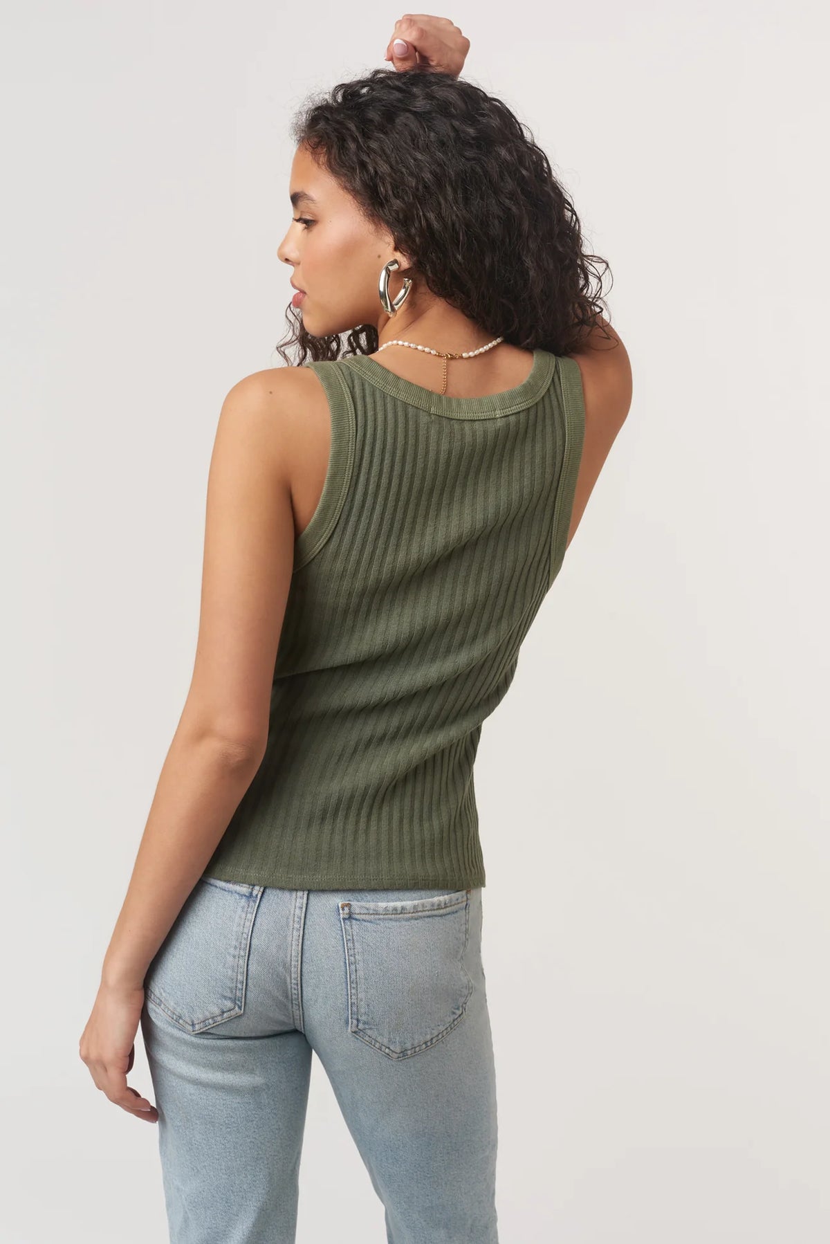 PROJECT SOCIAL T: COOPER SWEATER RIB TANK - ROSEMARY
