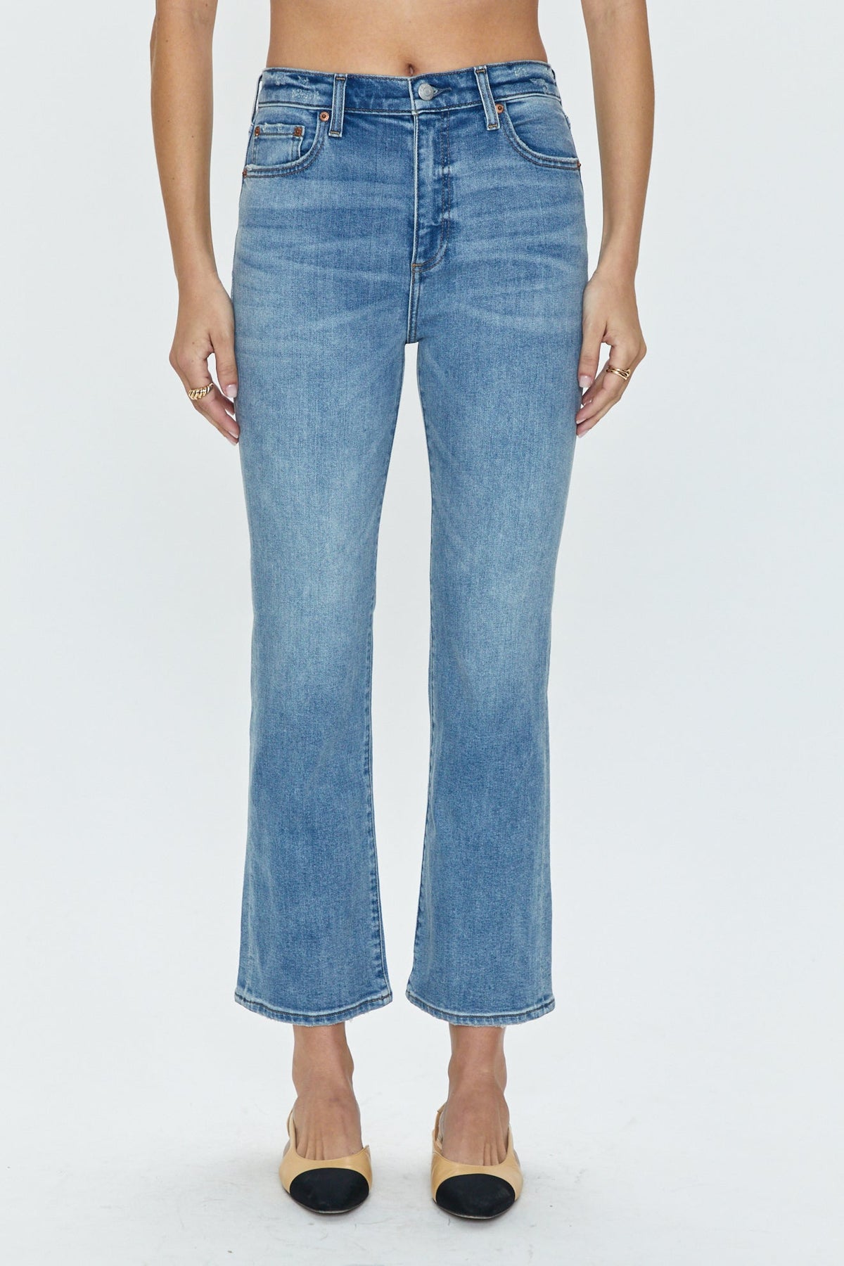 PISTOLA: LENNON HIGH RISE CROP BOOT - LONDON VINTAGE