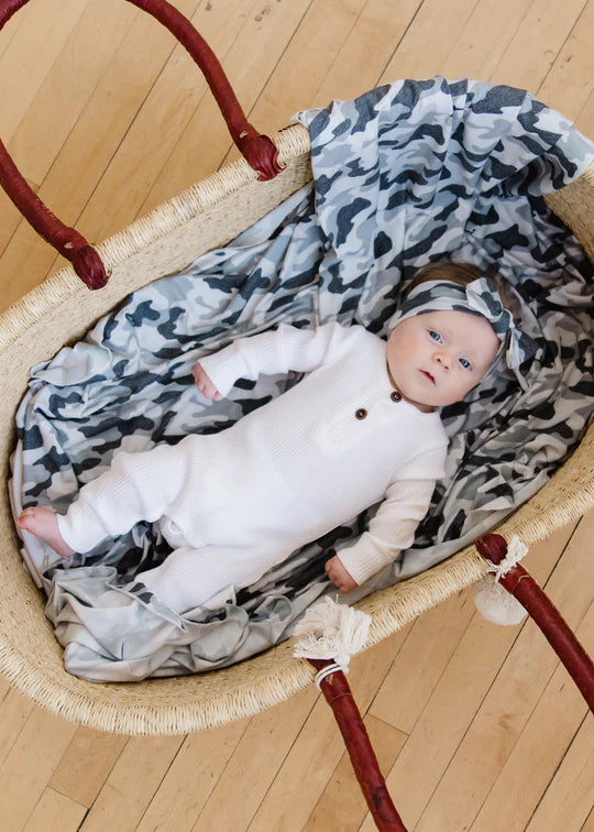 COPPER PEARL: GUNNAR KNIT HEADBAND BOW
