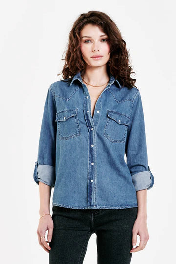 DEAR JOHN: STAR WESTERN DENIM SHIRT - PAYSON