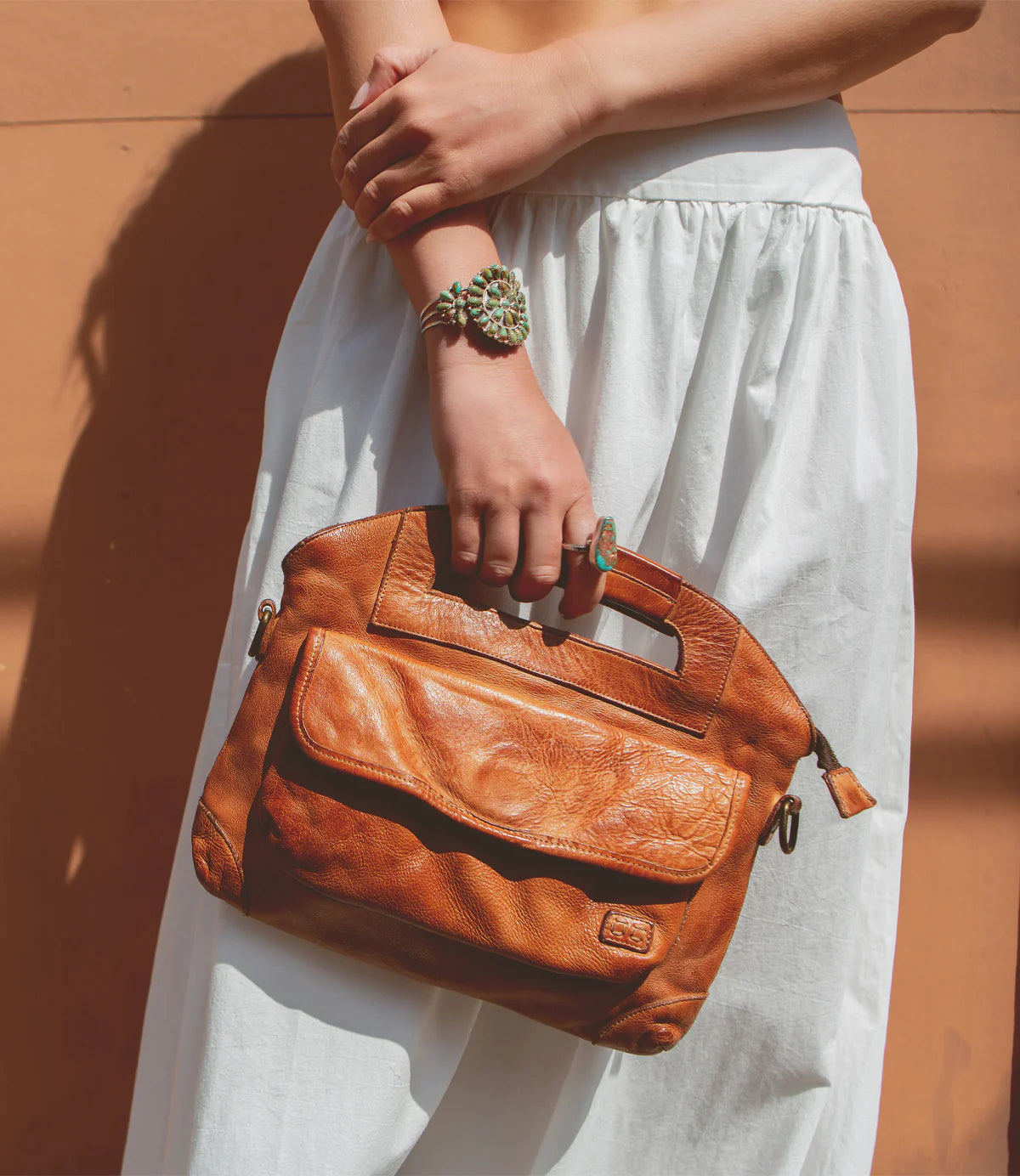 BED STU: GREENWAY CROSSBODY - TAN RUSTIC