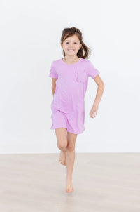 MILA & ROSE: BRIGHT LILAC T-SHIRT DRESS