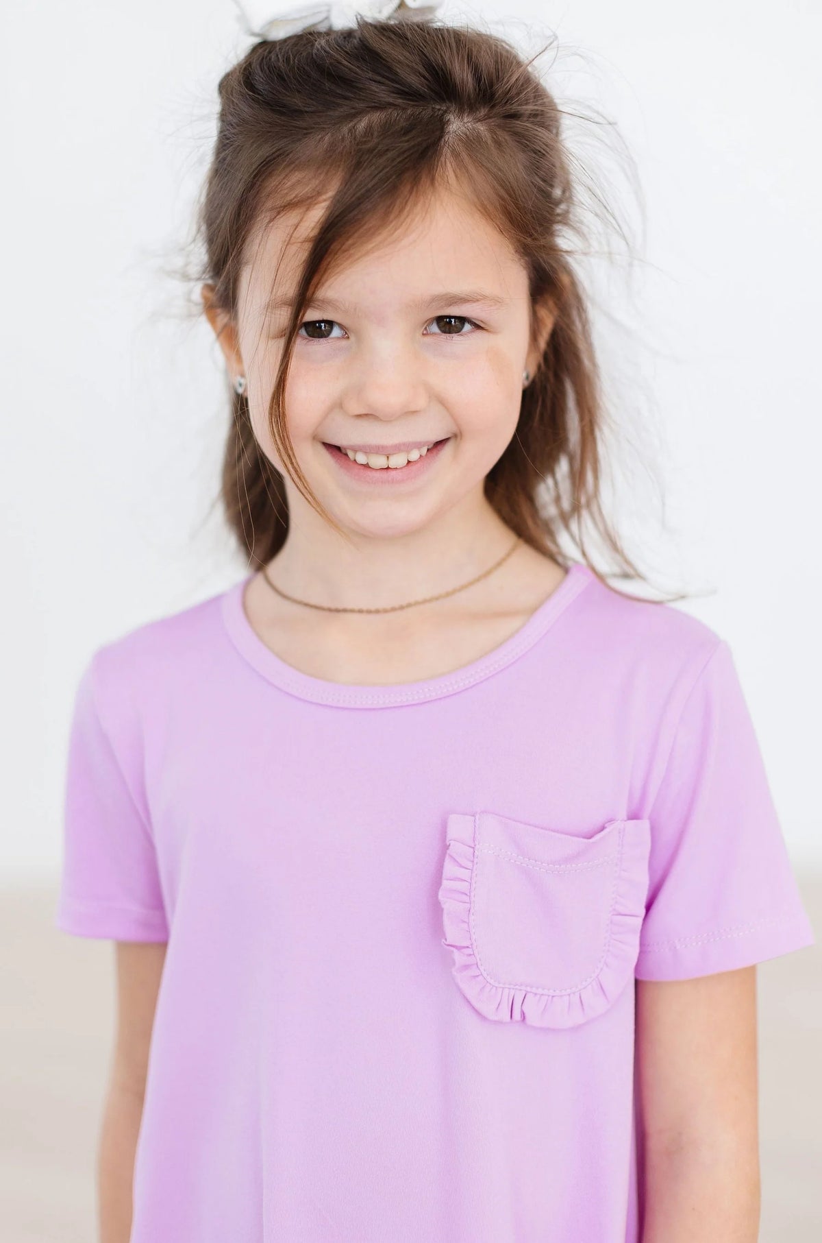MILA & ROSE: BRIGHT LILAC T-SHIRT DRESS