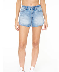 PISTOLA: NOVA HIGH RISE SHORT WITH DOUBLE BUTTON - BEACH SIDE
