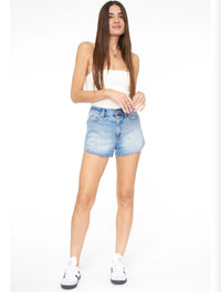 PISTOLA: NOVA HIGH RISE SHORT WITH DOUBLE BUTTON - BEACH SIDE