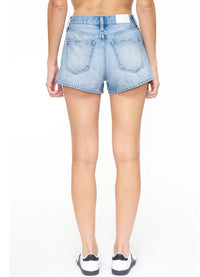 PISTOLA: NOVA HIGH RISE SHORT WITH DOUBLE BUTTON - BEACH SIDE