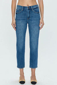 PISTOLA: MONROE CROP HIGH RISE CIGARETTE CROP - AMAYA