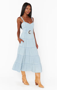 SHOW ME YOUR MUMU: LAINEY MIDI DRESS - DEW DROP