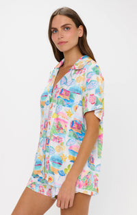 SHOW ME YOUR MUMU: SUNDAY MORNING PJ SET - AMALFI COAST JERSEY