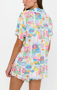 SHOW ME YOUR MUMU: SUNDAY MORNING PJ SET - AMALFI COAST JERSEY