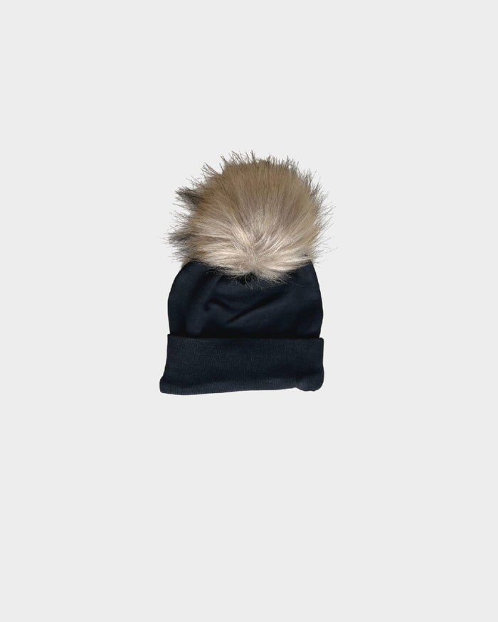 BABYSPROUTS: POM HAT - BLACK