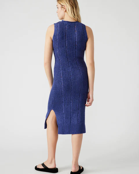 STEVE MADDEN: AMIRAH SWEATER DRESS - BLUE