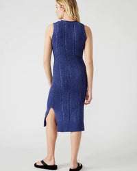 STEVE MADDEN: AMIRAH SWEATER DRESS - BLUE