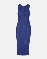 STEVE MADDEN: AMIRAH SWEATER DRESS - BLUE