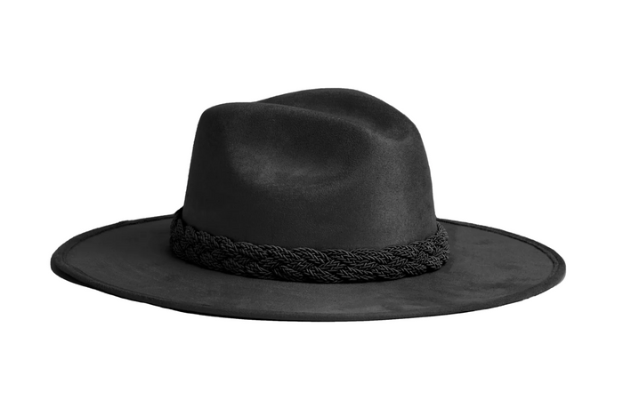ASN: MARGOT FEDORA HAT - BLACK