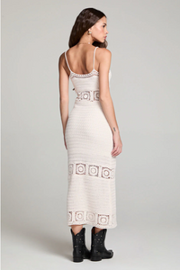 SALTWATER LUXE: ODETTE MIDI DRESS - SALT