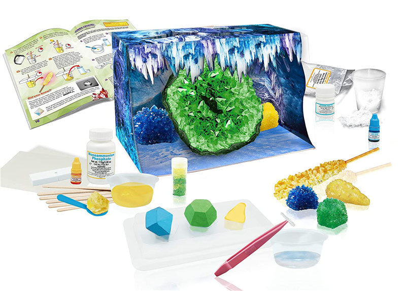 WILD ENVIRONMENTAL SCIENCE: CRYSTAL GROWING CAVES AND GEODES