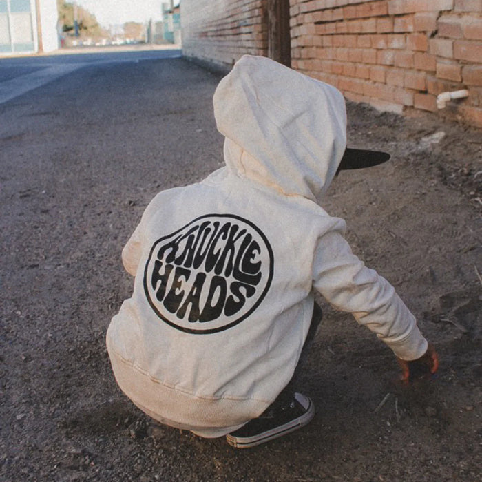 KNUCKLEHEADS: OFF WHITE PISMO HOODIE