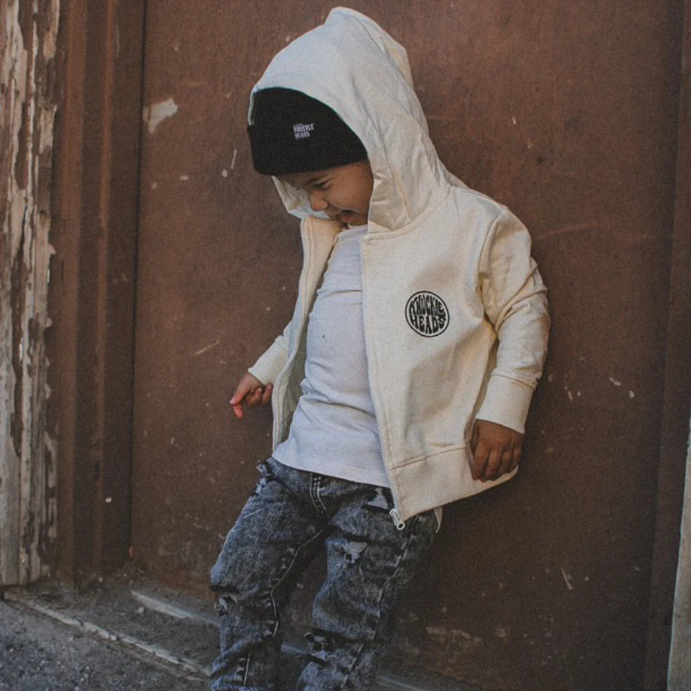 KNUCKLEHEADS: OFF WHITE PISMO HOODIE