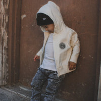 KNUCKLEHEADS: OFF WHITE PISMO HOODIE