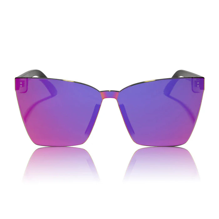 DIME: GLENDALE BLACK CANDY PINK MIRROR SUNGLASSES