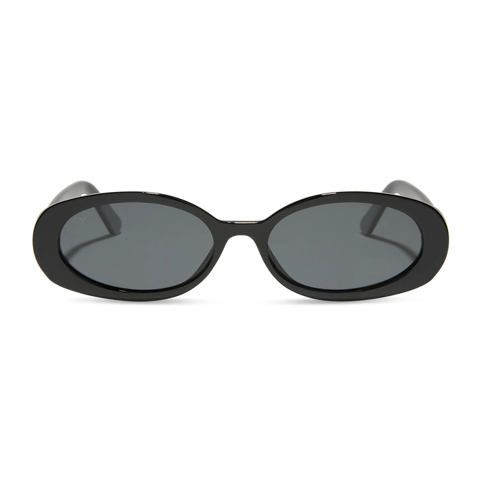 DIME: WESTWOOD - BLACK + GRAY POLARIZED SUNGLASSES