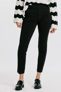 DEAR JOHN: MONICA HIGH RISE CROPPED SKINNY LEGGING - BLACK