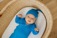 COPPER PEARL: BLUEBERRY TOP KNOT HAT