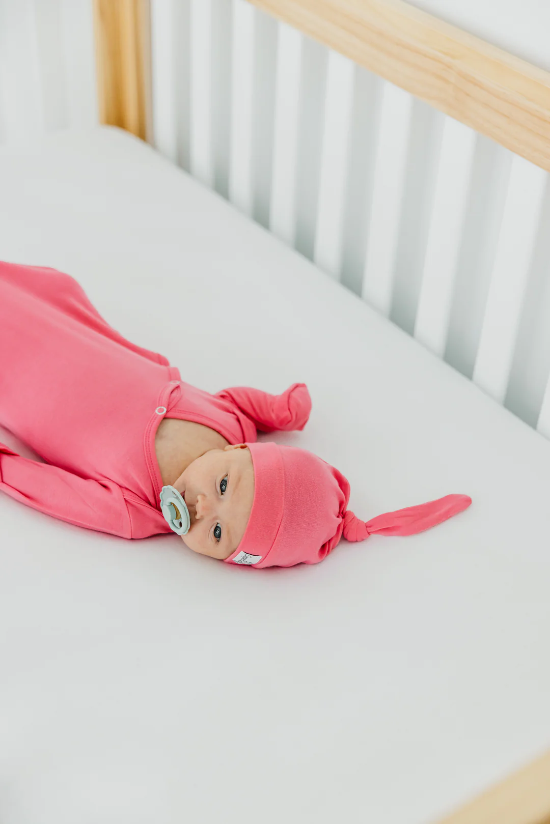 COPPER PEARL: FLAMINGO TOP KNOT HAT