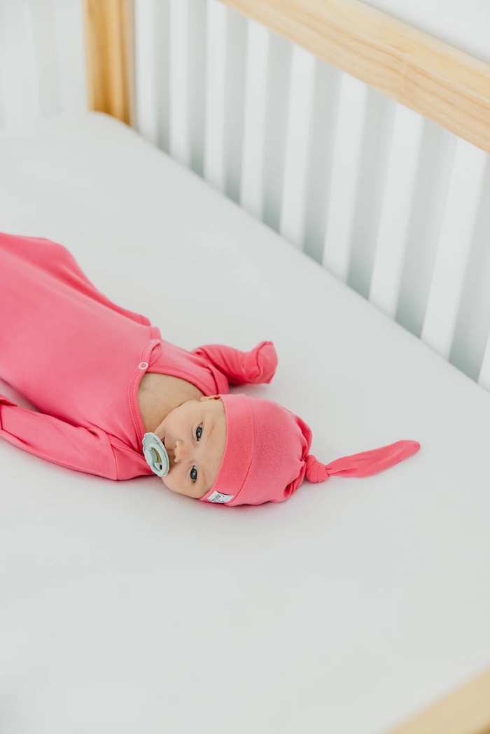 COPPER PEARL: FLAMINGO TOP KNOT HAT