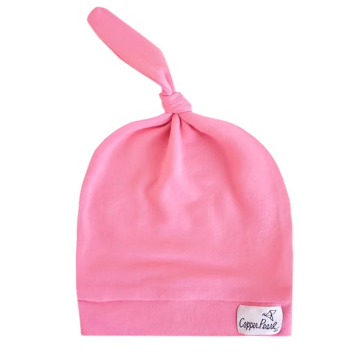 COPPER PEARL: FLAMINGO TOP KNOT HAT