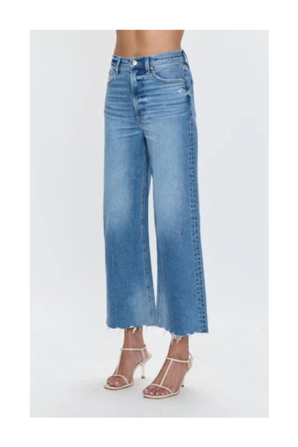 PISTOLA: LANA CROP HIGH RISE ULTRA WIDE LEG - RYTHM VINTAGE