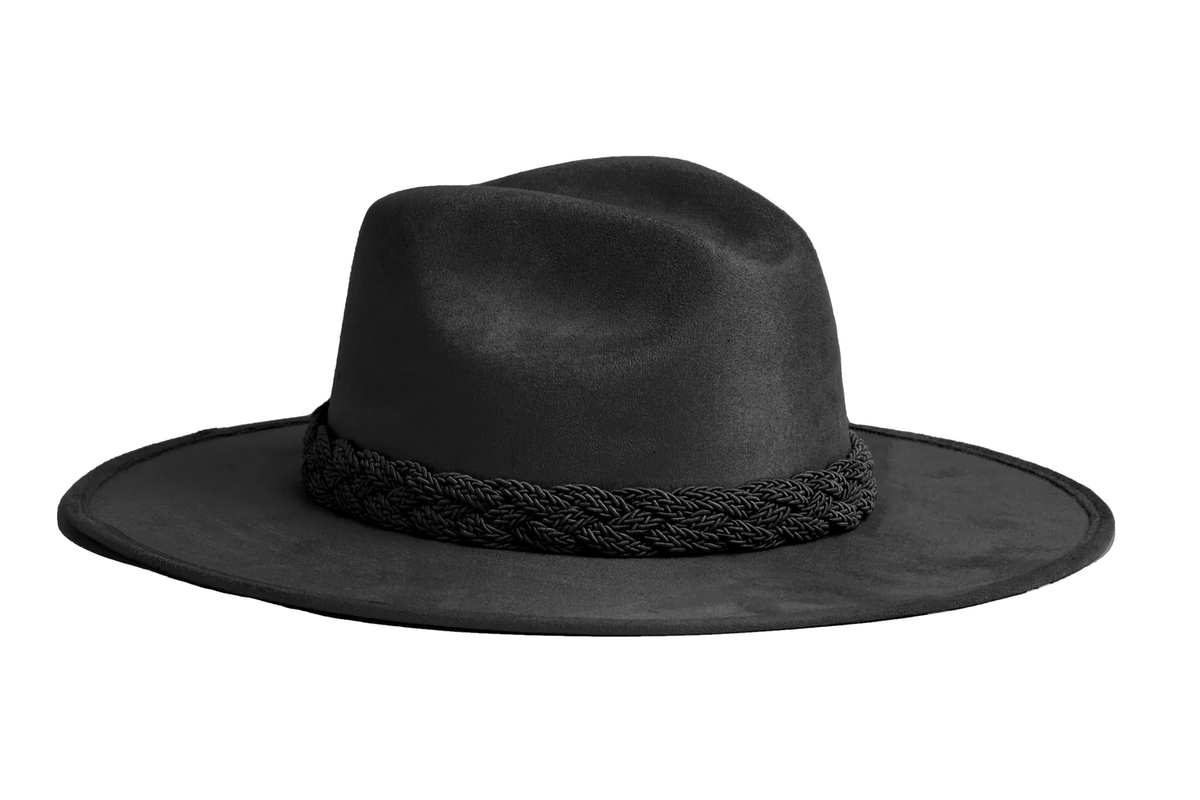 ASN: MARGOT FEDORA HAT - BLACK