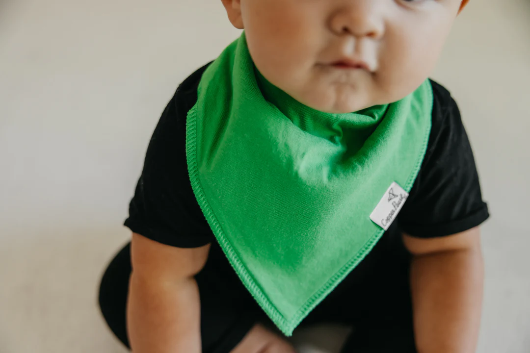 COPPER PEARL: BLUEBERRY BABY BANDANA BIBS (4-PACK)