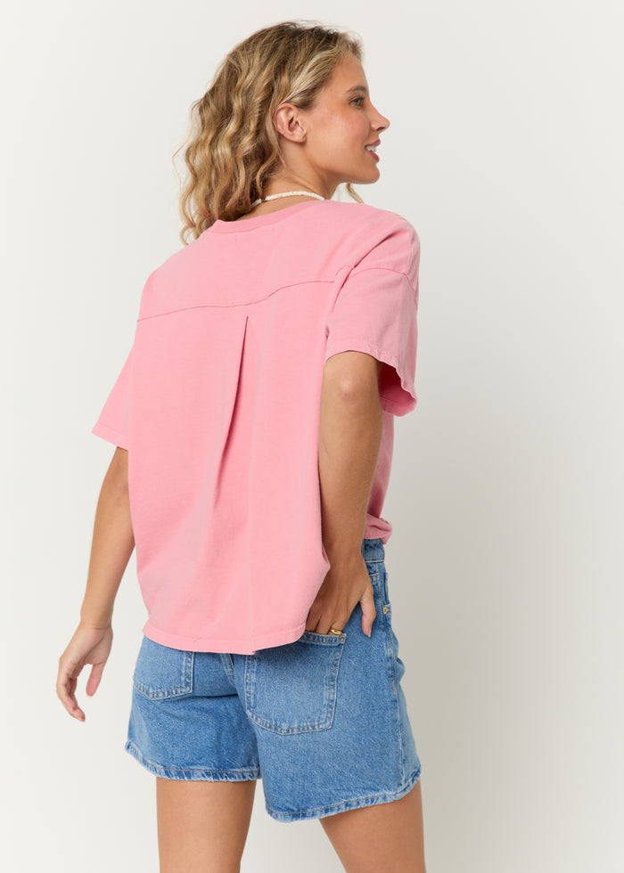 PROJECT SOCIAL T: BOXY TEE - FLAMINGO