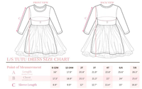 MILA & ROSE: PARTY PRINCESS LONG SLEEVE TUTU DRESS
