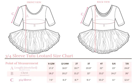 MILA & ROSE: MERRY & BRIGHT RED TUTU LEOTARD
