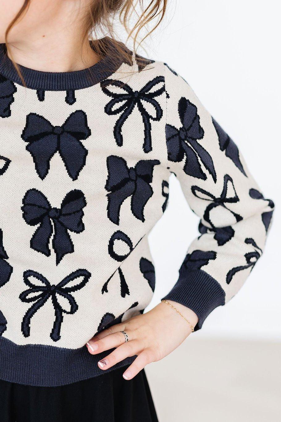 MILA & ROSE: PERFECTLY TIED SWEATER