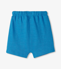 HATLEY: BOYS KANGAROO SHORTS - MEDITERRANEAN BLUE