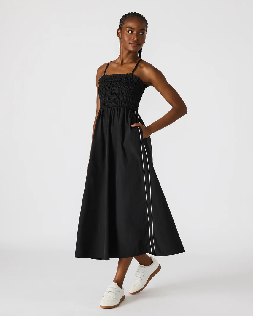 STEVE MADDEN: KIT DRESS - BLACK/WHITE