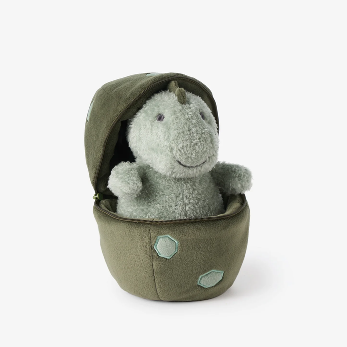 ELEGANT BABY: PLUSH BABY DINO + EGG ACTIVITY TOY