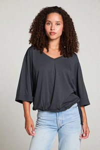 CHASER: GIANNA TEE - LICORICE BLACK