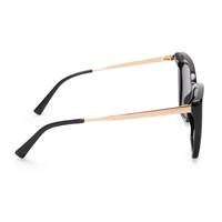 DIFF EYEWEAR: BECKY IV BLACK + GRAY POLARIZED SUNGLASSES