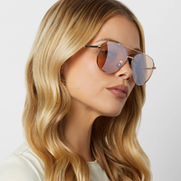 DIFF: DASH - GOLD HONEY CRYSTAL FLASH SUNGLASSES