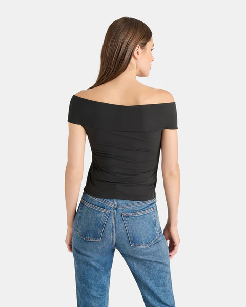 STEVE MADDEN: DARRA TOP - BLACK